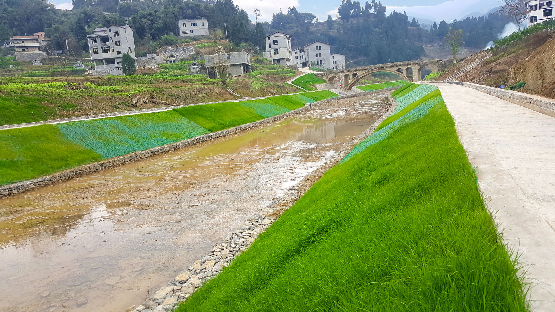 潍坊市中心城区河道整治一期第三标段（寒亭张面河）规划设计方案 - 专业景观绿化规划设计